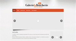 Desktop Screenshot of galerie-la-boucherie.com